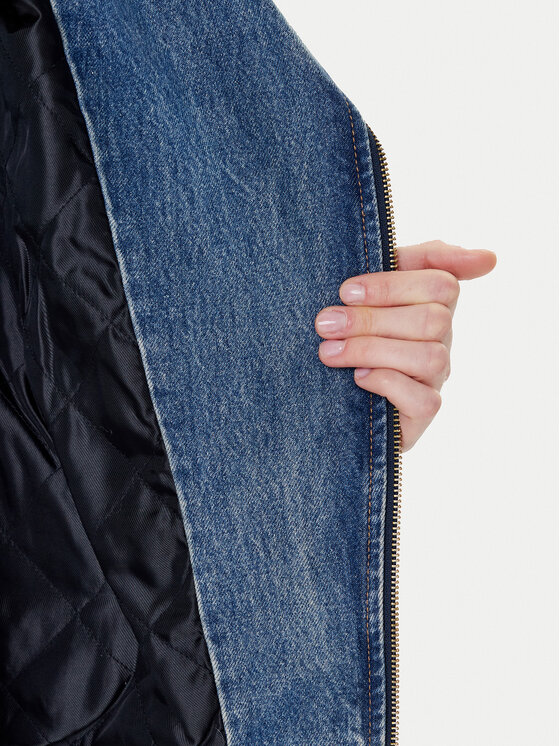 Guess Guess Kurtka jeansowa W5YN70 D4XYZ Niebieski Regular Fit