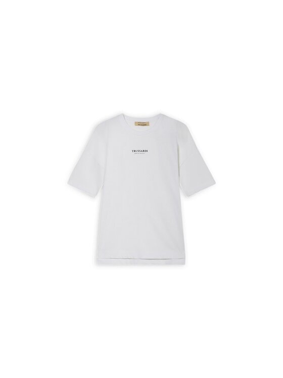 Trussardi Trussardi T-Shirt G0396000268N001 Biały Regular Fit