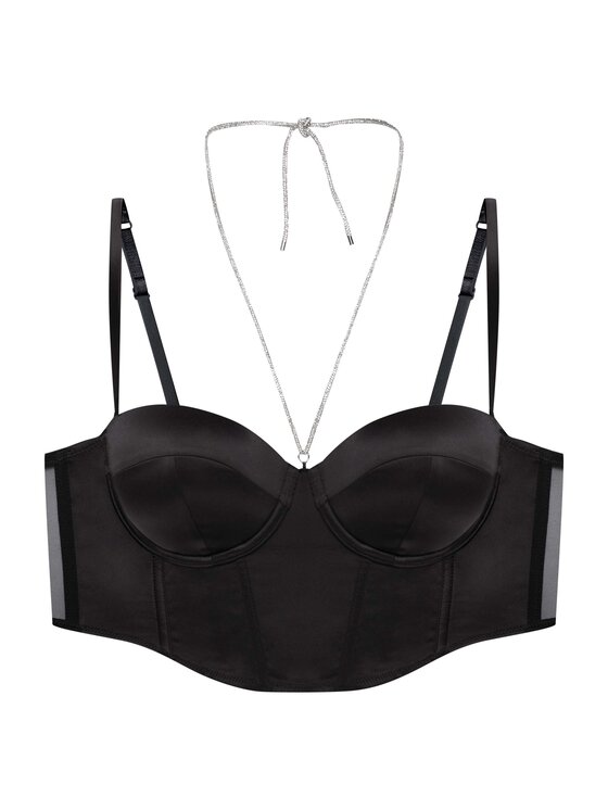 Esotiq Esotiq Biustonosz push-up 41814 Czarny