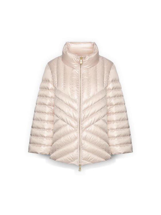 Elena Mirò Elena Mirò Giubbotto piumino F804P000222N002 Crema Boxy Fit