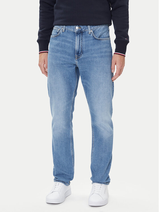 Tommy Hilfiger Jeansy Mercer MW0MW39656 Niebieski Straight Fit