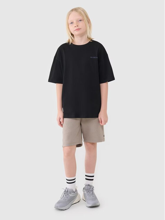 4F 4F T-shirt 4FJWSS25TTSHM2184-20S Nero Oversize