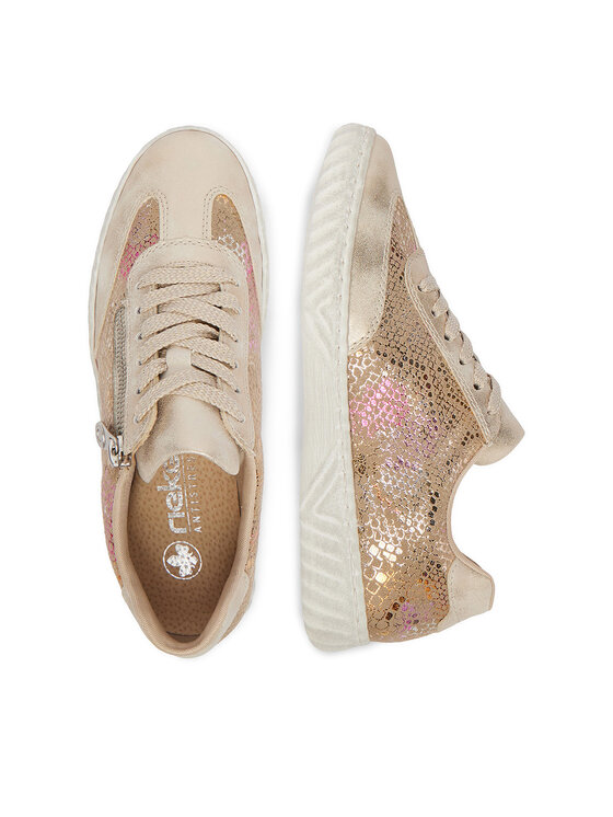 Rieker Rieker Sneakers N0902-90 Oro