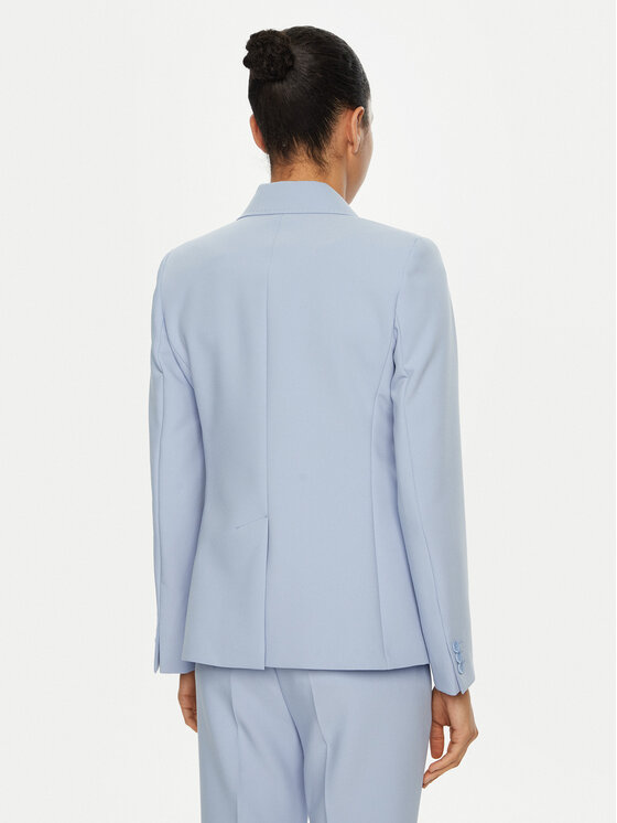 Weekend Max Mara Weekend Max Mara Sacou Uva 2515041041 Albastru celest Slim Fit