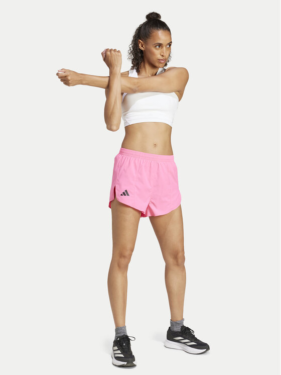 adidas adidas Sportske kratke hlače Adizero Essentials JF3500 Ružičasta Regular Fit