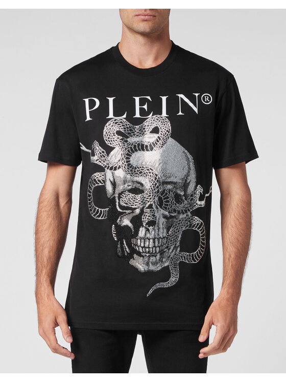 PHILIPP PLEIN PHILIPP PLEIN T-Shirt 851 Czarny Regular Fit