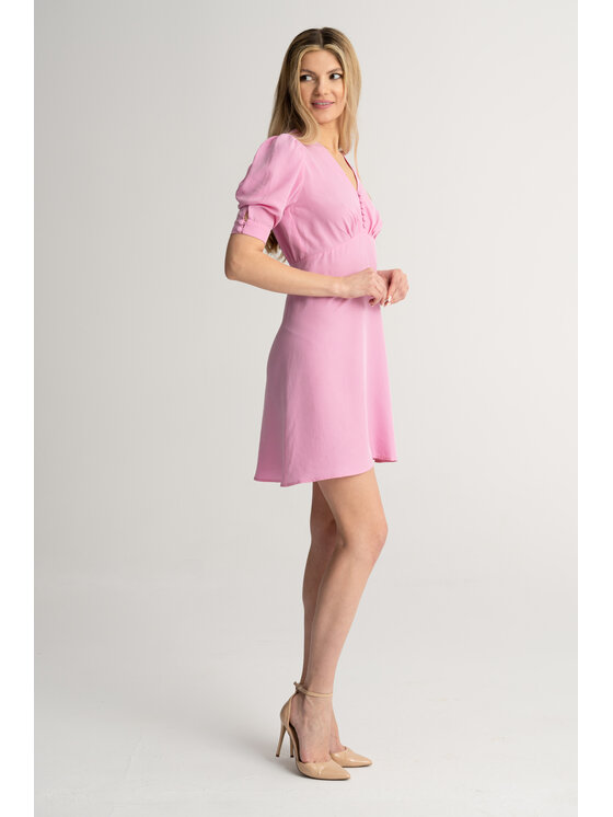 Leimann Leimann Sukienka letnia Angela Różowy Feminine Fit