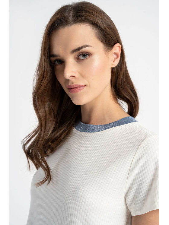 CLICK CLICK Μπλουζάκι 72-001 Λευκό Classic Fit