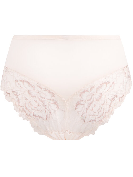 Triumph Triumph Klasikinės kelnaitės aukštu juosmeniu Peony Florale 10181758 Smėlio