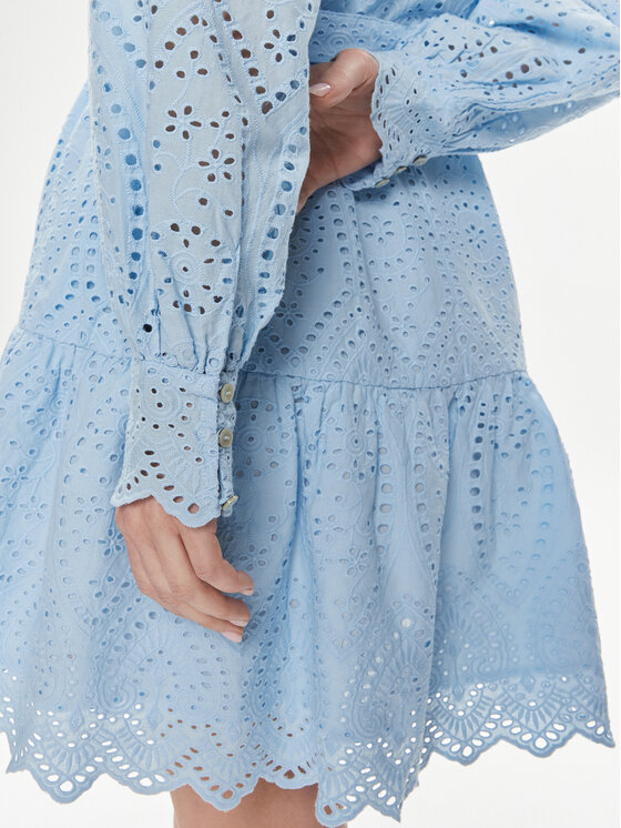 YAS YAS Sukienka letnia Holi 26030709 Błękitny Loose Fit