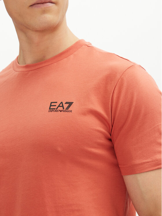 EA7 Emporio Armani EA7 Emporio Armani T-Shirt 8NPT25 PJVPZ U3010 Pomarańczowy Regular Fit