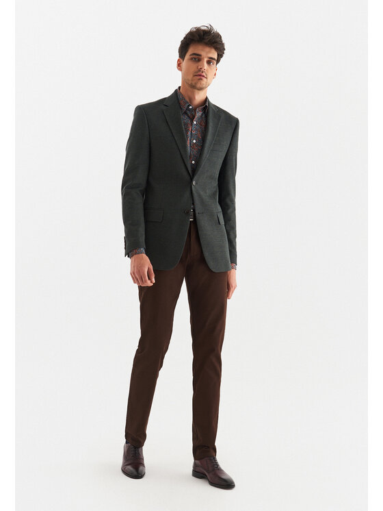 Pako Lorente Pako Lorente Marynarka P22WP-3X-029 Zielony Slim Fit