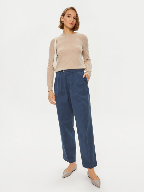 Tommy Hilfiger Tommy Hilfiger Παντελόνι υφασμάτινο WW0WW42233 Μπλε Relaxed Fit