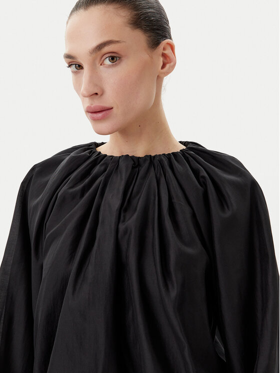 Eleh Eleh Bluse ESS250056 Schwarz Regular Fit