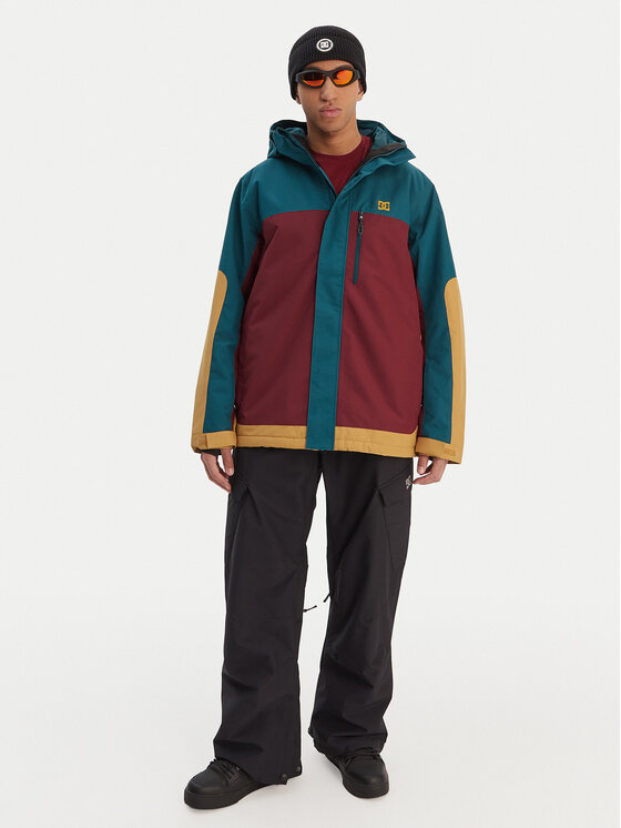 DC Shoes DC Shoes Kurtka narciarska Defiant ADYTJ03089 Bordowy Regular Fit