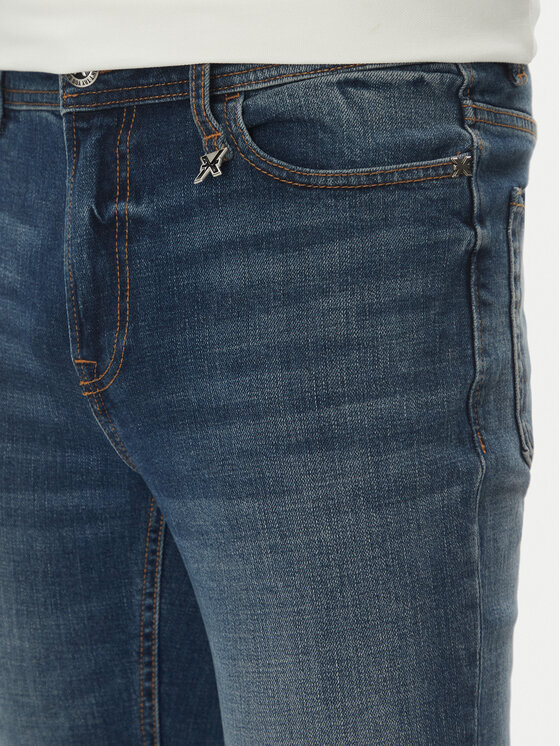 Richmond X Richmond X Traperice UMP25138JE Plava Slim Fit