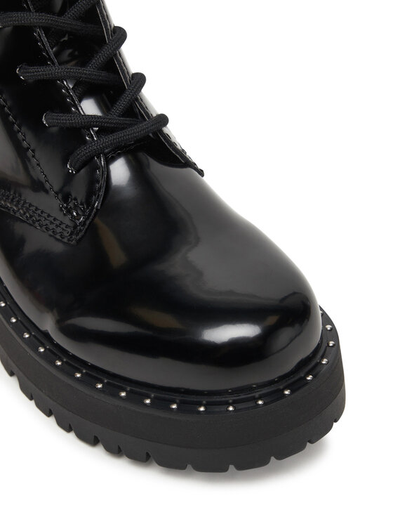 DKNY DKNY Gležnjače Batu Studs-Lace Up K4566972 Crna