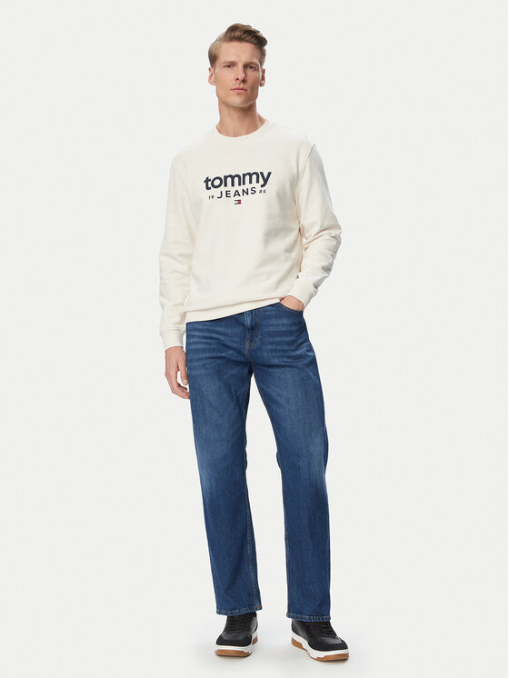 Tommy Jeans Tommy Jeans Суитшърт Graphic DM0DM23392 Бял Regular Fit