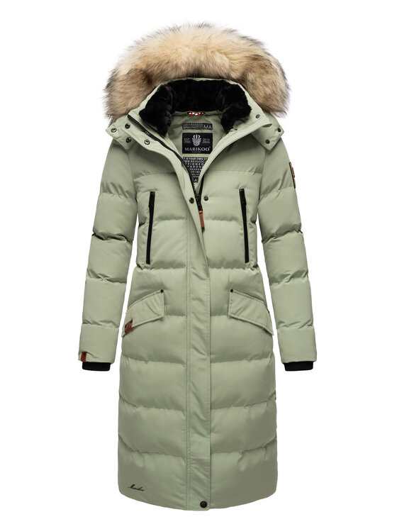 Marikoo Marikoo Kurtka zimowa Schneesternchen Zielony Regular Fit