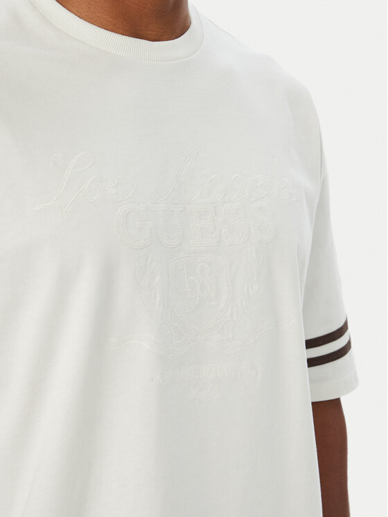 Guess Guess Тишърт Z6YI18 K5005 Кремав Regular Fit