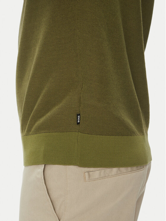 BOSS BOSS T-särk Jianfranco 50537642 Roheline Regular Fit