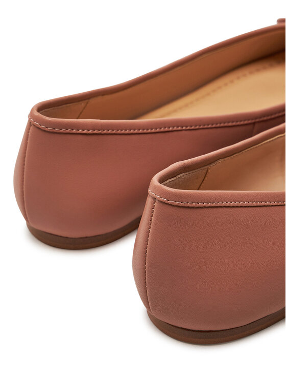 TWINSET TWINSET Μπαλαρίνες Ballerina 242TCP150 Μπεζ