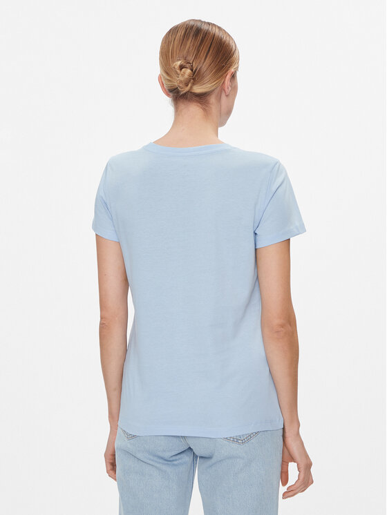 Armani Exchange Armani Exchange T-krekls 3DYT13 YJ8QZ 15DD Gaiši zils Regular Fit