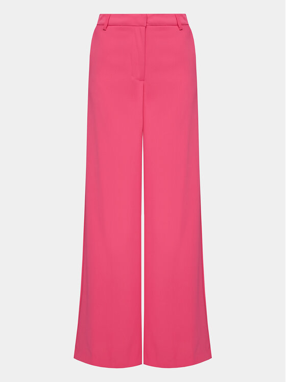 Silvian Heach Silvian Heach Bavlnené nohavice Pallis GPP24002PA Ružová Wide Leg