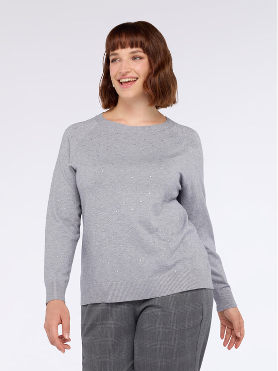 Fiorella Rubino Fiorella Rubino Maglione M720L008102N013 Grigio Regular Fit