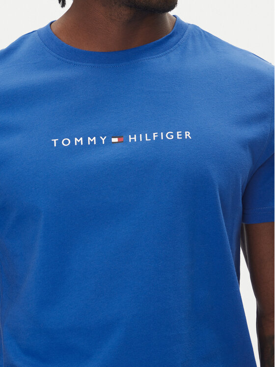 Tommy Hilfiger Tommy Hilfiger T-krekls UM0UM03525 Zils Regular Fit