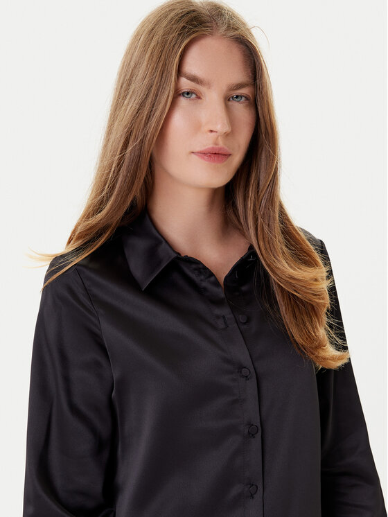 Vero Moda Vero Moda Πουκάμισο Merle 10334598 Μαύρο Regular Fit