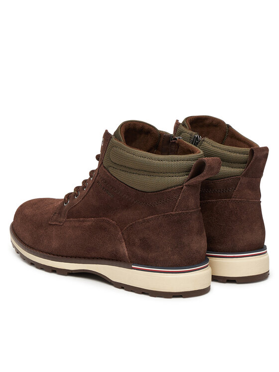 Tommy Hilfiger Tommy Hilfiger Šnurovacia obuv Corporate W FM0FM05605 Hnedá