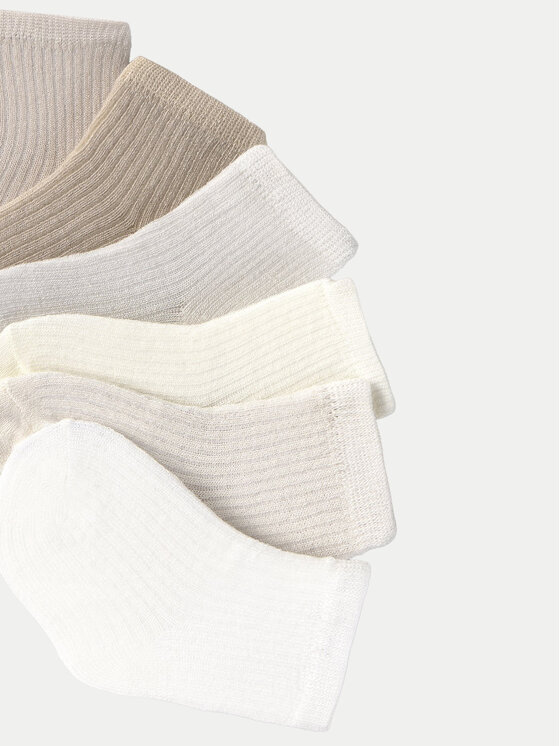 Mayoral Mayoral 6er-Set hohe Kindersocken 9860 Beige