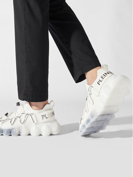 Plein Sport Plein Sport Αθλητικά The Bubble Gen.X.02 Tiger SACS USC0432 STE003N Λευκό