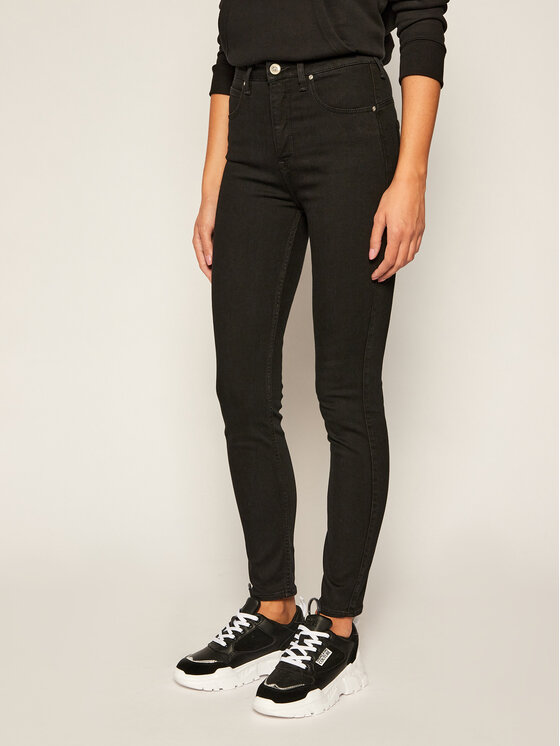 Lee Lee Джинси Scarlett L30LSY47 112106513 Чорний Slim Fit