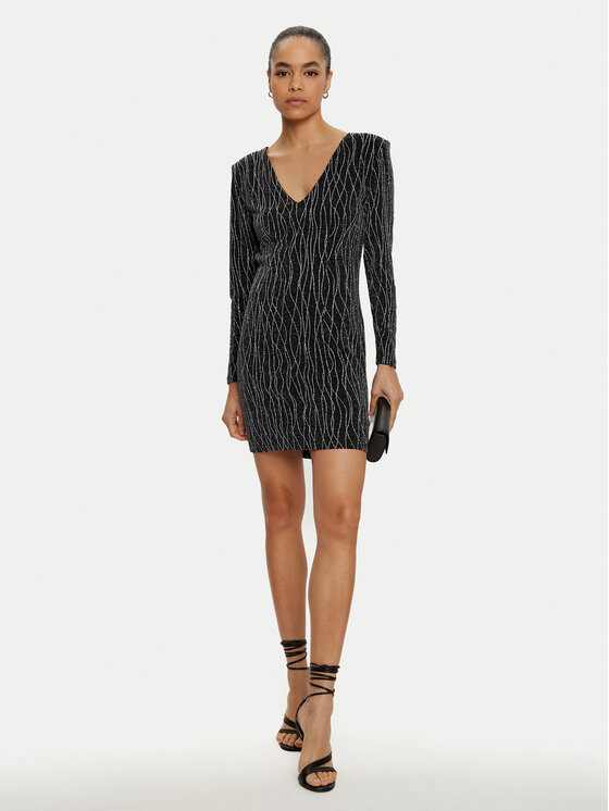 Vila Vila Kokteilinė suknelė 14100899 Juoda Slim Fit