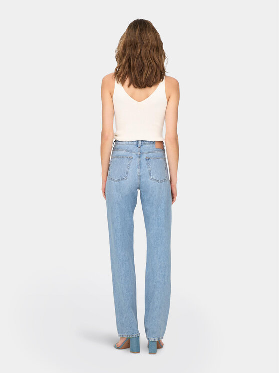 ONLY ONLY Jeansy Jaci 15296921 Niebieski Straight Fit