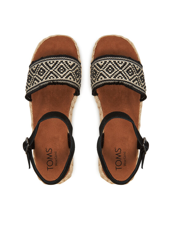 Toms Toms Еспадрильї Abby 10021992 Чорний