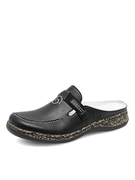 Rieker Rieker Klapki 46393-00 Czarny