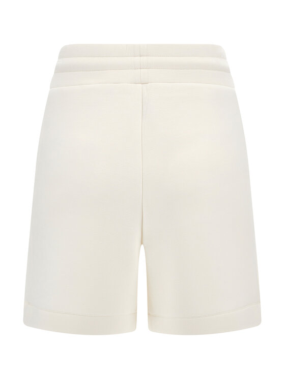 Guess Guess Pantaloni scurți sport Elly V2YD10 K7UW2 Alb Relaxed Fit