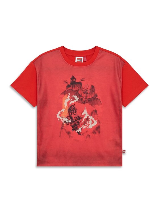 LEGO LEGO T-Shirt Taj203 Czerwony Regular Fit