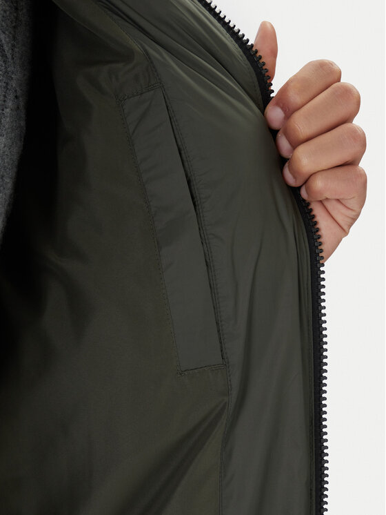 Tommy Jeans Tommy Jeans Geacă din puf Essential DM0DM20466 Verde Regular Fit