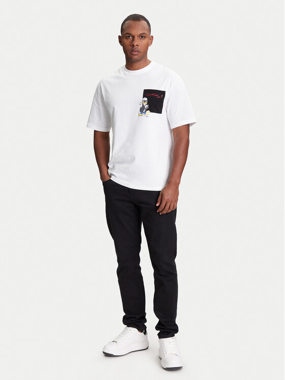 KARL LAGERFELD KARL LAGERFELD Tričko 755097 553270 Biela Regular Fit