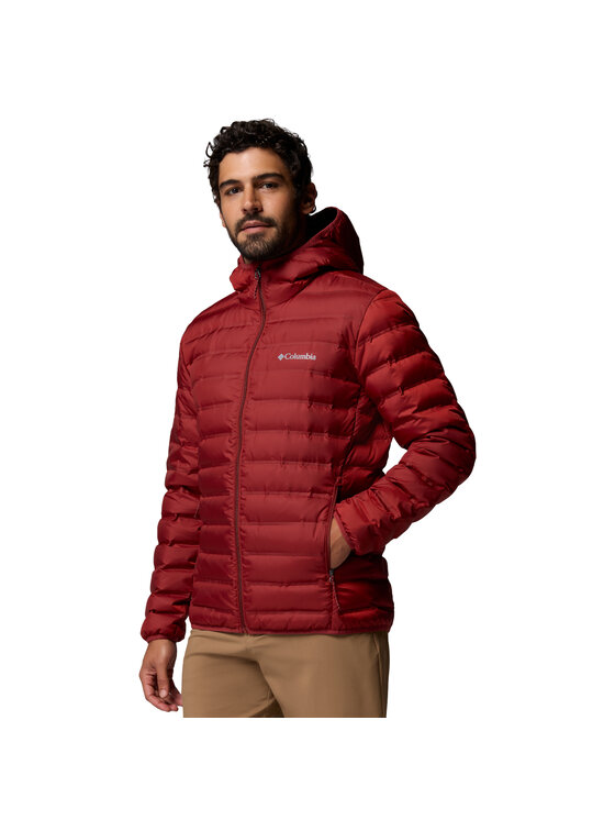 Columbia Columbia Giubbotto invernale Lake 22 II Down Hooded Jacket Rosso Regular Fit