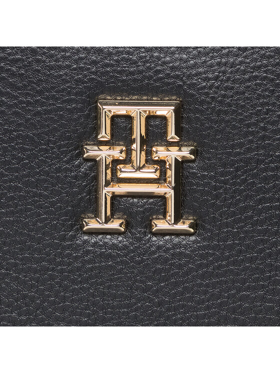 Tommy Hilfiger Tommy Hilfiger Ročna torba Tommy Life Satchel AW0AW13409 Črna