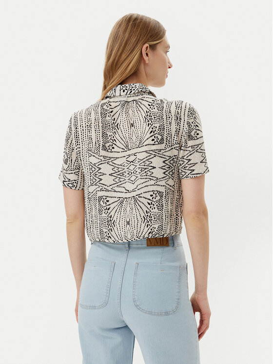Vero Moda Vero Moda Marškiniai Menny 10303694 Smėlio Relaxed Fit