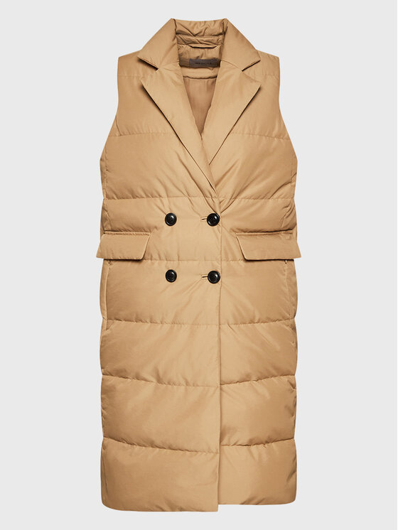 Marella Marella Vestă Mach 32960227 Bej Regular Fit