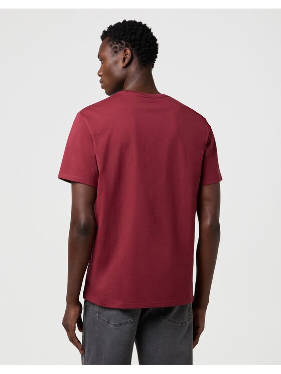 Wrangler Wrangler T-shirt GRAPHIC TEE Rosso Relaxed Fit