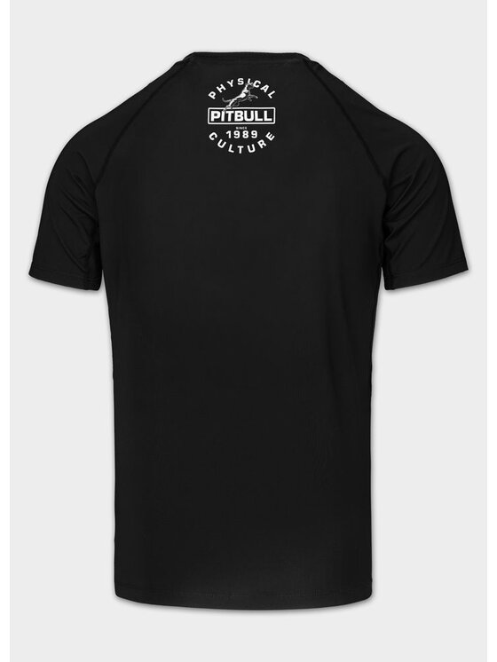 PITBULL PITBULL Koszulka techniczna PHYSICAL CULTURE Czarny Regular Fit