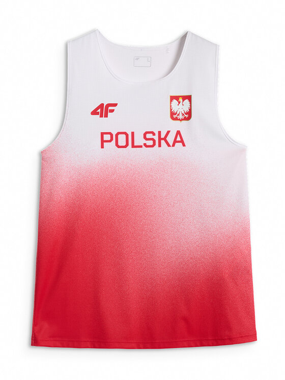 4F 4F Tank top PZLA Czerwony Regular Fit